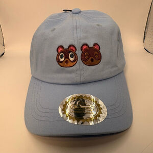 Nintendo Light Blue Animal Crossing Tom Nook Baseball Cap One Size